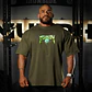 Remera Oversize LIFTASAUR - Verde Táctico - Miniatura 2
