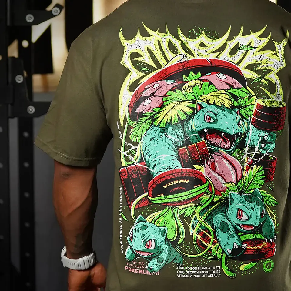 Remera Oversize LIFTASAUR - Verde Táctico 3