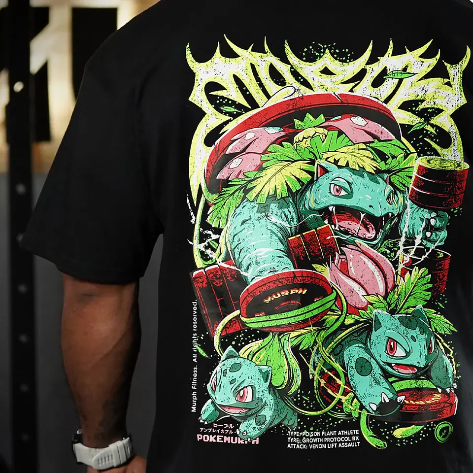 Remera Oversize LIFTASAUR - Negro 3