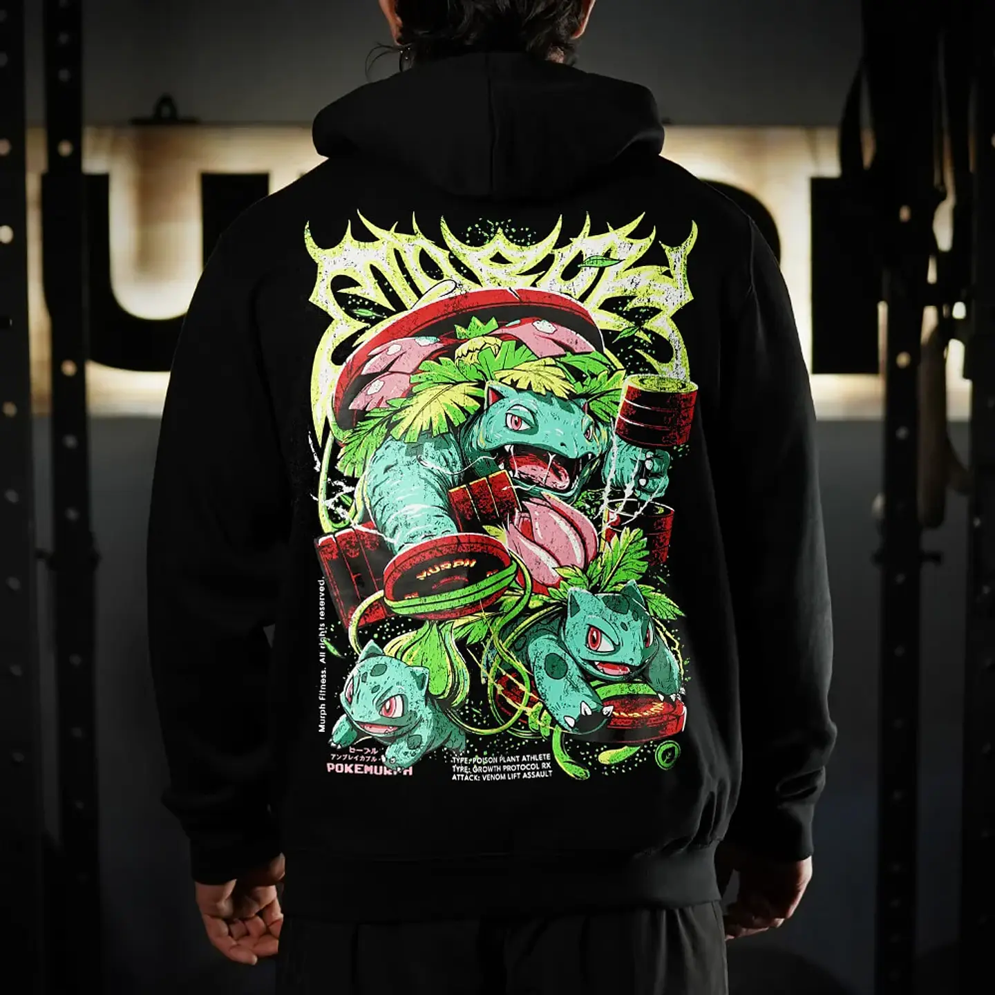 Buzo Canguro LIFTASAUR - Negro 2