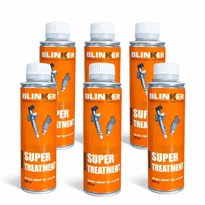 6 x Limpiador de Inyección Blinker – Super Treatment Profesional