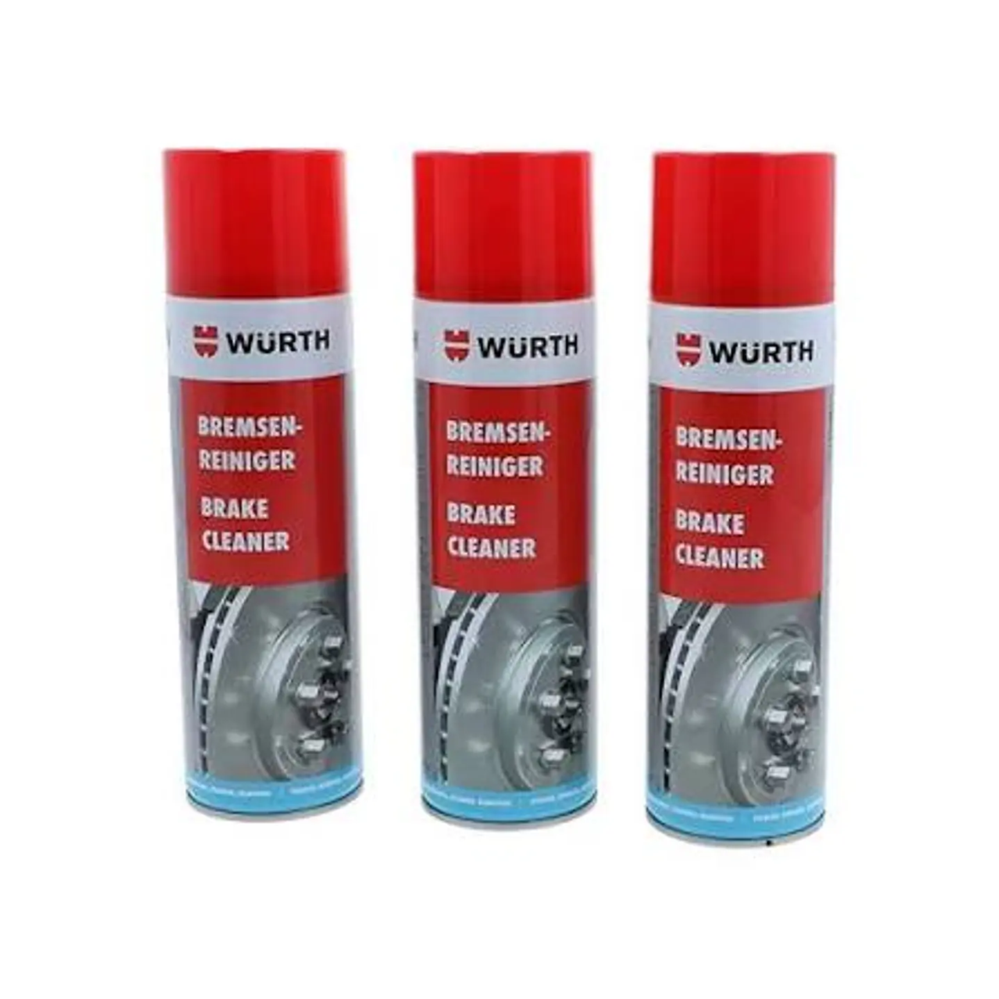 LIMPIADOR FRENOS  WURTH SPRAY 500 ML PACK DE 3
