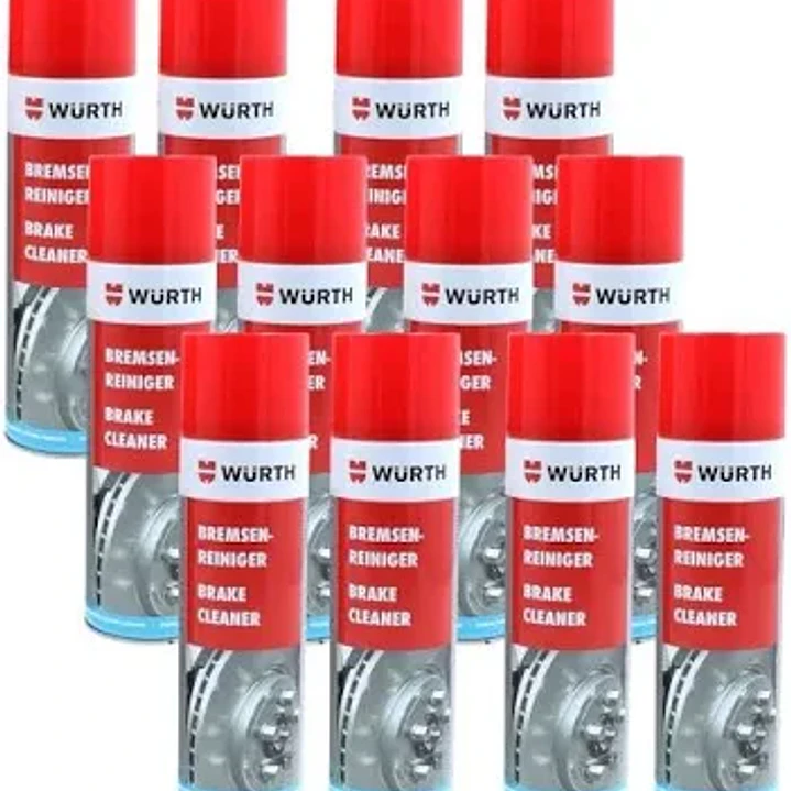 LIMPIADOR FRENOS  WURTH SPRAY 500 ML PACK DE 12