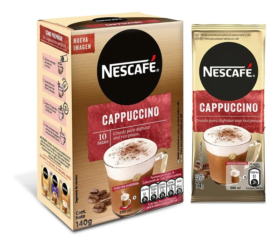Café Nescafé Capuccino 10x14g 1