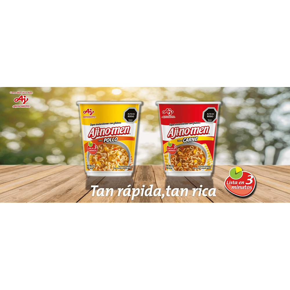 Aji-no-Men Vaso Carne