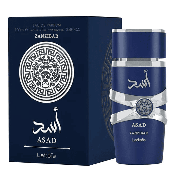 Asad Zanzibar Lattafa Edp 100Ml Hombre - Inspirado en Armani Prive Bleu Turquoise Giorgio Armani 1