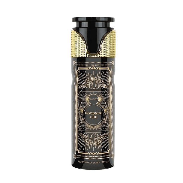 Desodorante Goodness Oud Black Riffs 200ML Unisex 1