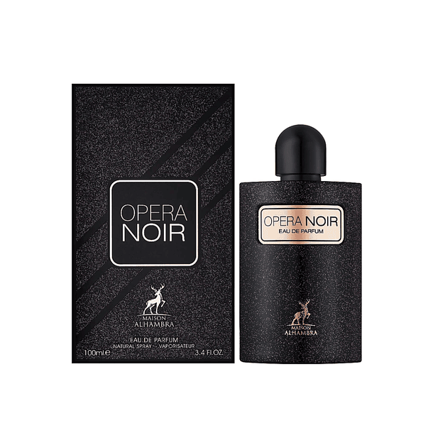 Opera Noir Maison Alhambra Edp 100ML Mujer - Inspirado en Black Opium Yves Saint Laurent 1