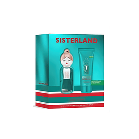 Estuche Sisterland Green Jasmine Benetton Edt 80Ml + 75ML B/L Mujer