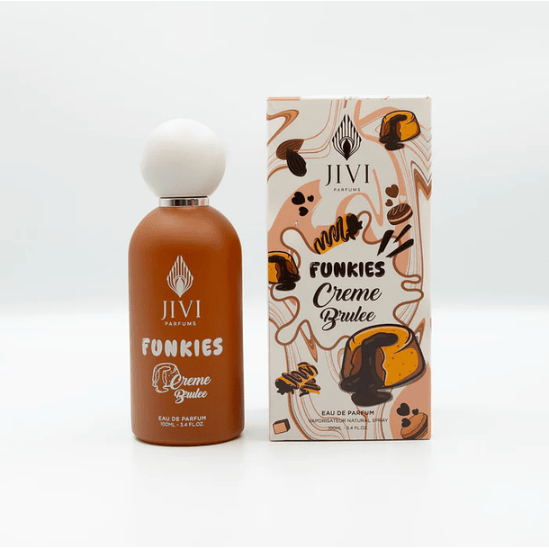 Funkies Creme Brulé Jivi Edp 100 ml Mujer - Inspirado en Warm Vanilla Sugar de Bath >& Body Works  1
