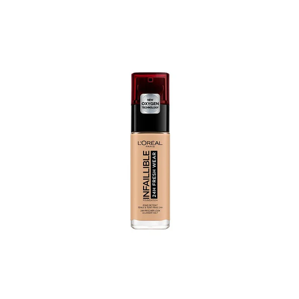 L'Oréal Paris Base Infallible 24H Fresh Wear Tono 200 Golden Sand 1