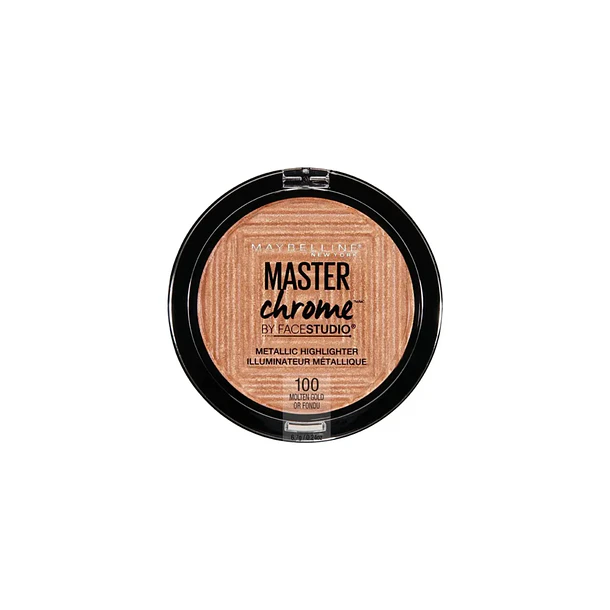 Maybelline Master Chrome Iluminador Metálico Tono 100 Molten Gold 1