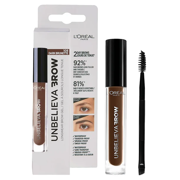 Unbelieva Brow tono 108 Dark Brunette 1