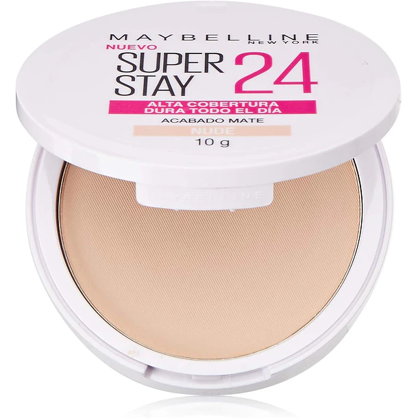 Maybelline Super Stay 24H Alta Cobertura Mate Tono Nude 1