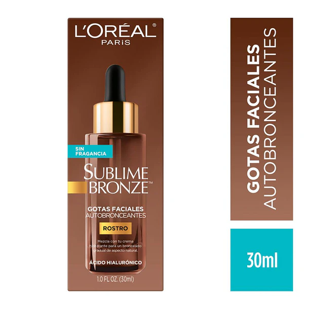 Sérum Autobronceante Para Rostro Loreal Sublime Bronze 30 Ml 1