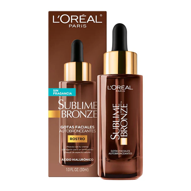 Sérum Autobronceante Para Rostro Loreal Sublime Bronze 30 Ml 2