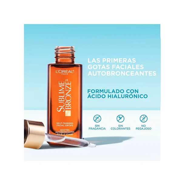 Sérum Autobronceante Para Rostro Loreal Sublime Bronze 30 Ml 3