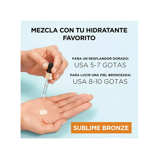 Sérum Autobronceante Para Rostro Loreal Sublime Bronze 30 Ml 4