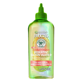 Tratamiento Capilar Fructis Adiós Esponjado Keratin Glow Water 180 mL