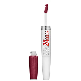 Labial Maybelline Larga Duración Superstay 24 H Tono 50 Unlimited Raisin