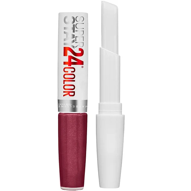 Labial Maybelline Larga Duración Superstay 24 H Tono 50 Unlimited Raisin 2
