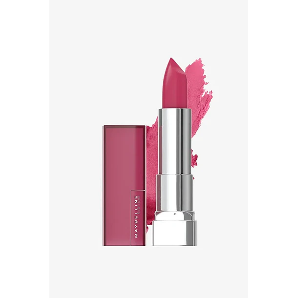 Labial Maybelline Matte Color Sensational Tono 680 Mesmerizing Magenta  3