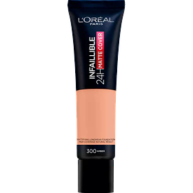 Base de Maquillaje L'Oreal Paris Infaillible 24 H Matte Cover Tono 300 Amber