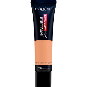 Base de Maquillaje L'Oreal Paris Infaillible 24 H Matte Cover Tono 290 Golden Amber