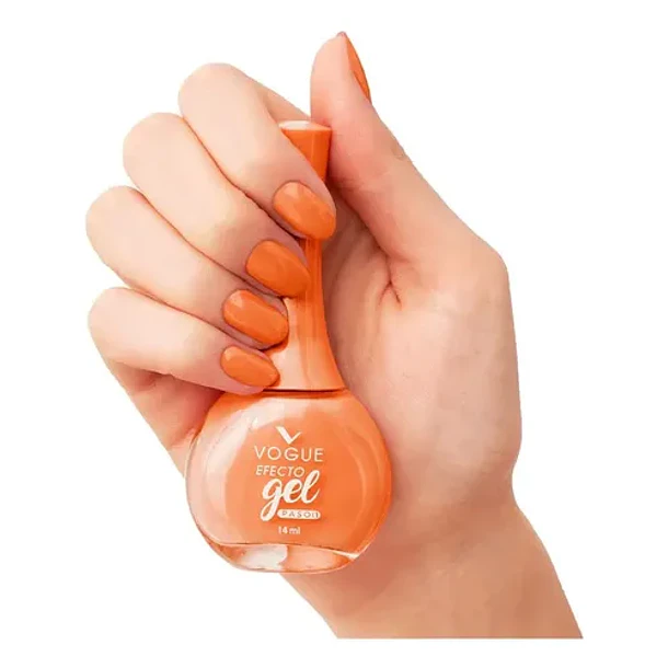 Esmalte de Uñas Vogue Efecto Gel Tono Extrovertida 3