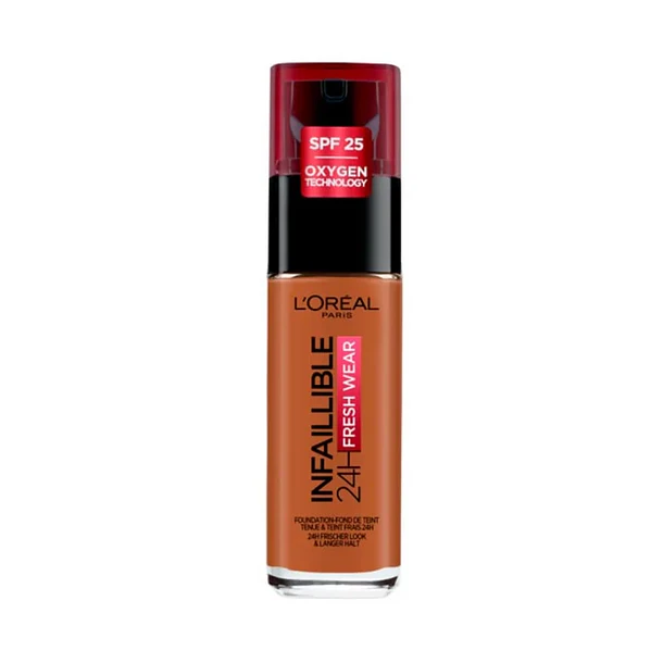 Base de Maquillaje Loreal Paris Infaillible Fresh Wear 24 H Tono 355 Terre de Siena   1