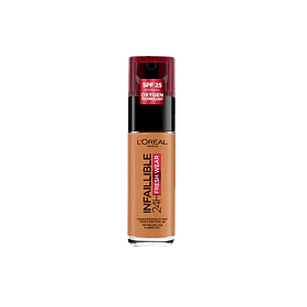 Base de Maquillaje Loreal Paris Infaillible Fresh Wear 24 H Tono 330 Noisette Hazelnut 