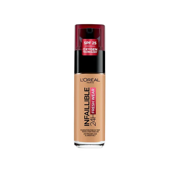 Base de Maquillaje Loreal Paris Infaillible Fresh Wear 24 H Tono 260 Golden Sun 1