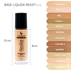 Base de Maquillaje Vogue Resist todo el día Tono Capuccino 3