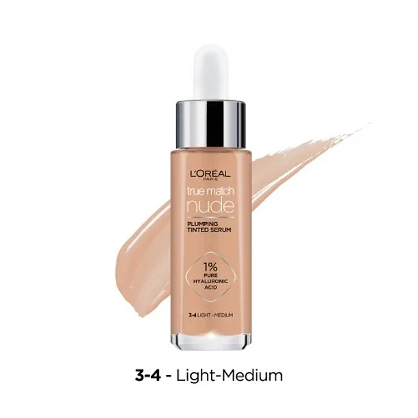 Base de Maquillaje Loreal Paris True Match Serum 3-4 Light - Medium  1