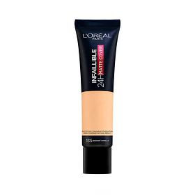 Base de Maquillaje L'Oreal Paris Infaillible 24 H Matte Cover Tono 135 Radiant Vanilla