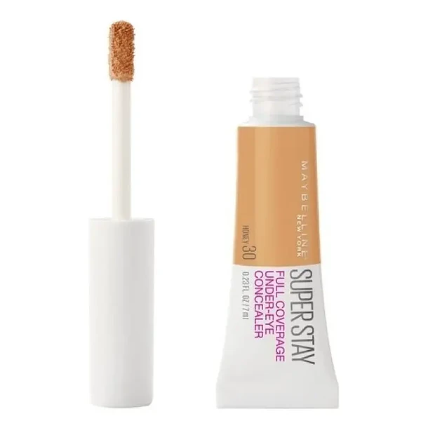 Corrector de Ojeras Maybelline Super Stay Full Coverage Tono 30 Honey 2