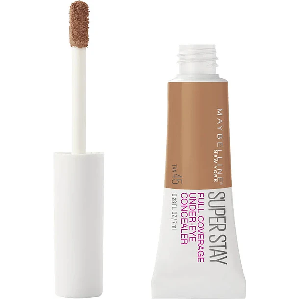Corrector de Ojeras Maybelline Super Stay Full Coverage Tono 45 Tan 2