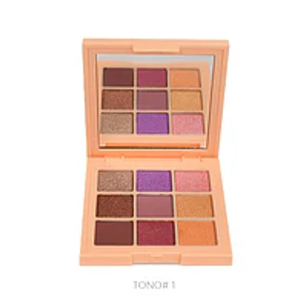 Paleta de Sombras Dolce Bella Radiant X9 Tono 1 1