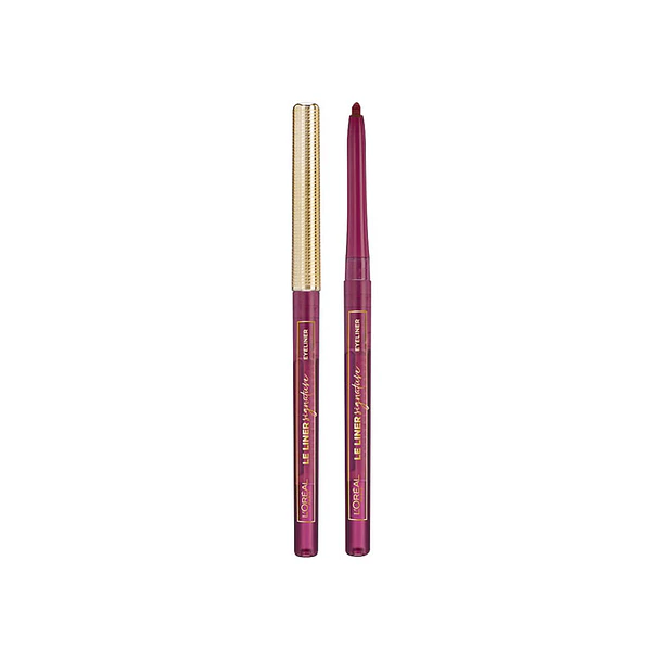 Delineador de Ojos L' Oreal Paris Le Liner Tono 03 Rouge Noir Angora  1