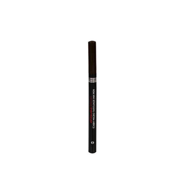 Lápiz de Cejas L'Oreal Paris Infaillible Brows 48 Hrs Micro Tatouage Ink Pen Tono 1.0 Ebony  1