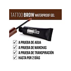 Delineador de Cejas Maybelline Tatto Brow Gel Carton Tono 260 Deep Brown  4