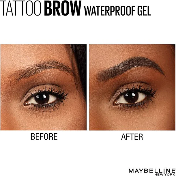 Delineador de Cejas Maybelline Tatto Brow Gel Carton Tono 257 Medium Brown  5