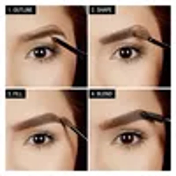 Gel para Cejas Maybelline Tattoo Brown Tono Black Brown  4