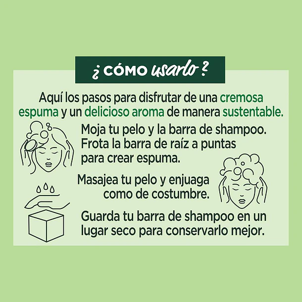Garnier Fructis Hair Food Shampoo Bar Aguacate 4