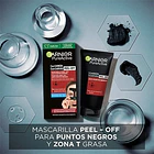 Mascarilla Peel Off Anti-Puntos Negros Garnier PureActive  Carbón  3