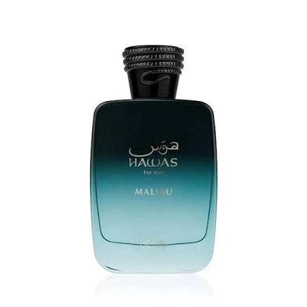 Hawas Malibu Rasasi EDP 100ML unisex  -  Inspirado en Le Beau Le Parfum de Jean Paul Gaultier. 2