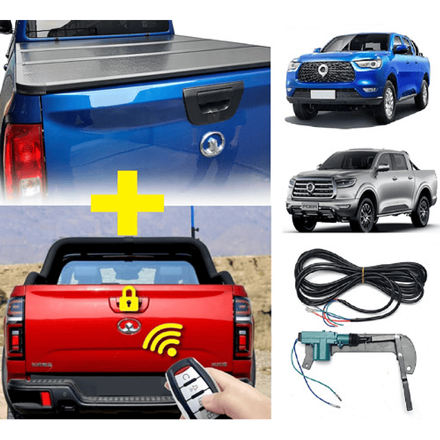 Tapa Rígida Plegable + Cierre De Portalon Great Wall Poer 2