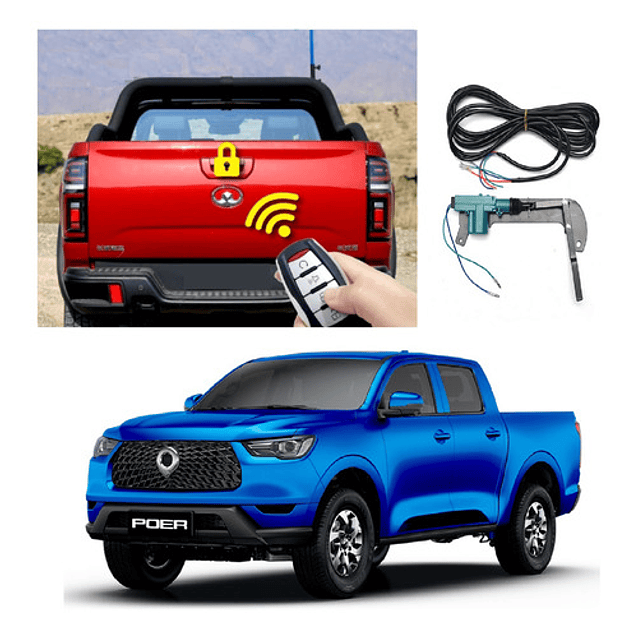 Tapa Rígida Plegable + Cierre De Portalon Great Wall Poer 3