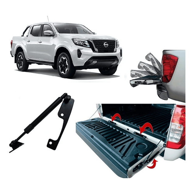 Amortiguador Portalon Para Nissan Navara 2021 1