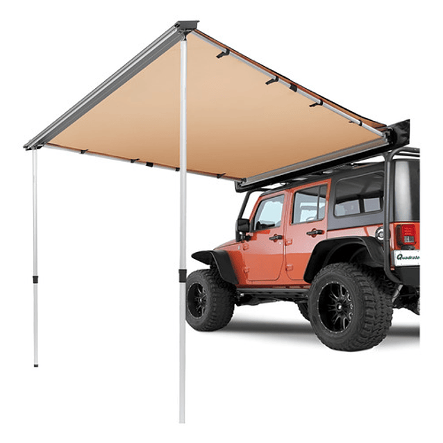 Toldo Lateral Camping Con Base Aluminio Y Led 12v 1